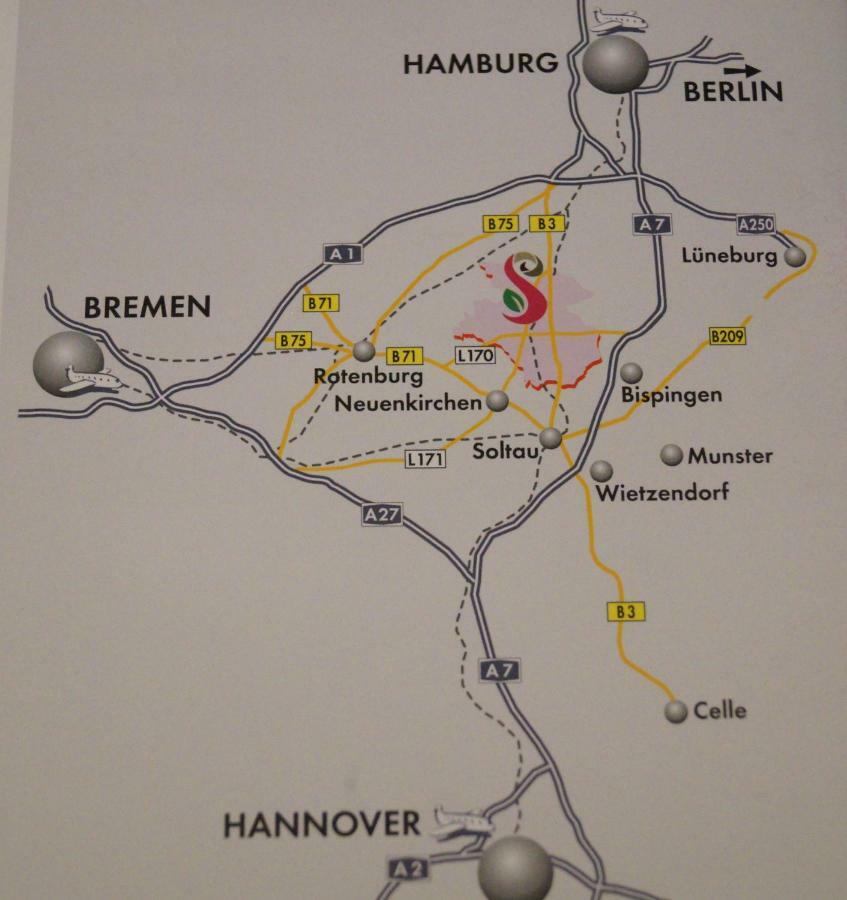 Gemuetliches Zimmer Zentral In Der Lueneburger Heide 슈네베르딘겐 외부 사진